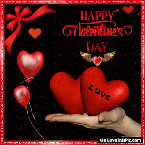 Happy Valentines Day Love Gif Quote | Valentine day love, Happy valentine, Happy valentines day