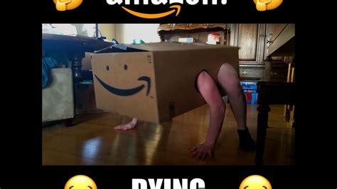 Amazon box monster? 😂😂 - YouTube