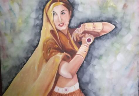 Dancing madhubala | Oil painting, Great films, Big oil