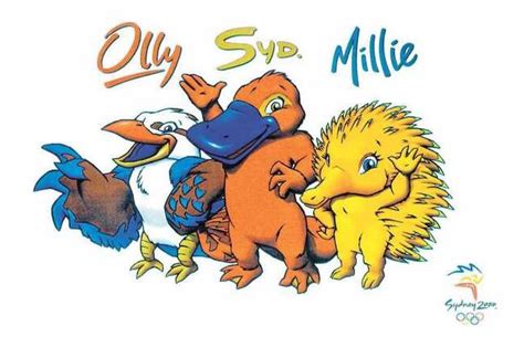 Olly, Syd and Millie – Sydney 2000 Olympic Logo, Olympic Mascots, 2000 ...