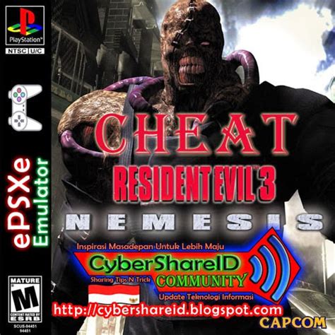 Cheat Resident Evil 3 Nemesis - Pec Cheater Resident Evil 3 Nemesis PS1 ...