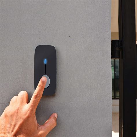 Wireless Doorbell Chime Kit Black with 4 Volume Level 52 Melodies ...