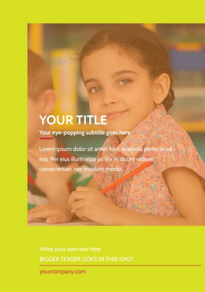 10 Must-Have Elements for Successful Preschool Flyer Campaigns | MyCreativeShop