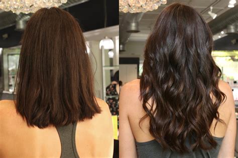 18 Inch hair extensions before and after: A magical transformation! - Jenhair