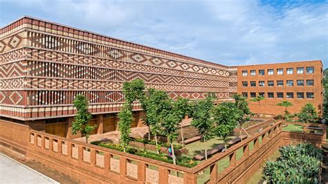 Studio Lotus creates patterend brick facade for Indian government building | Facade, Building ...