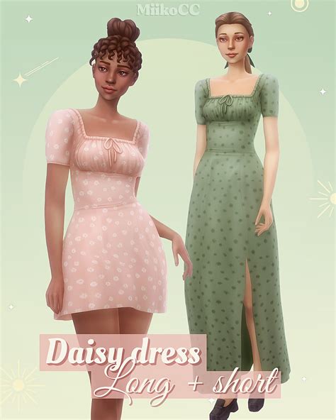 Daisy dress - Screenshots - The Sims 4 Create a Sim - CurseForge