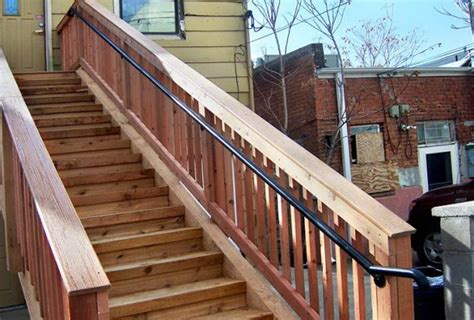 Standard Railing Height Deck Stairs | Home Design Ideas