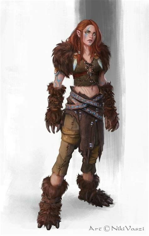 Bear totem elf | Viking character, Barbarian, Warrior woman