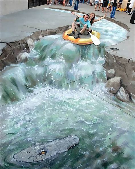 3D Sidewalk Chalk Art: 4 of the World’s Most Talented Street Artists