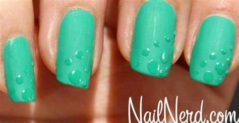 Turquoise matte nail polish | Dots nails, Matte nails, Nails