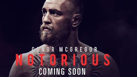 Conor McGregor Documentary Notorious Hits Theaters...For One Day | Documentaries, Conor mcgregor ...