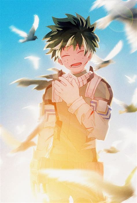 Free Fanart Mha Deku - Anime WP List