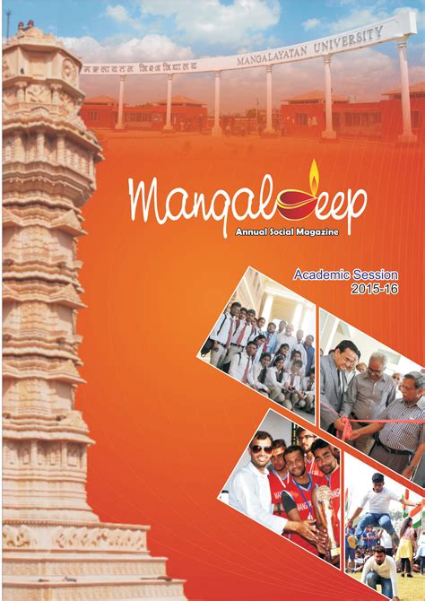 Mangalayatan University - MangalDeep - University Campus Magazine - Page 6-7 - Created with ...