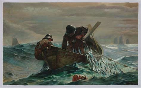 The Herring Net - Winslow Homer Paintings