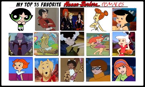 Top 15 Hanna Barbera Females by Eddsworldfangirl97 on DeviantArt