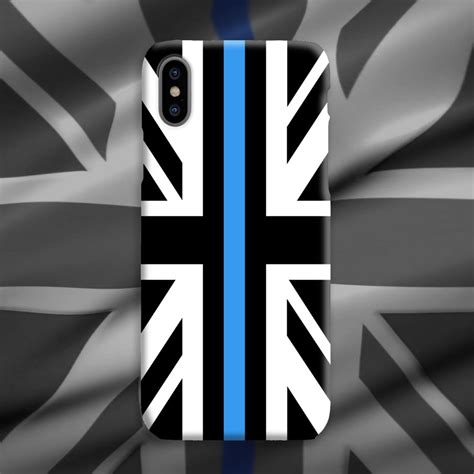 Thin Blue Line Flag Phone Case | UK Cop Humour