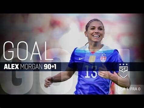 WNT vs. France: Alex Morgan Goal - March 6, 2016 | Alex morgan goal, Alex morgan, Goals