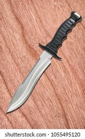 Fixed Blade Tactical Combat Hunting Survival Stock Photo 1055495120 ...