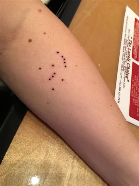 orion constellation tattoo... a simple tattoo that i've always wanted ...