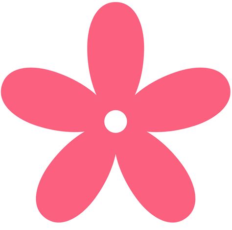 Pink Clipart Flower | Flower clipart png, Flower clipart, Free clip art