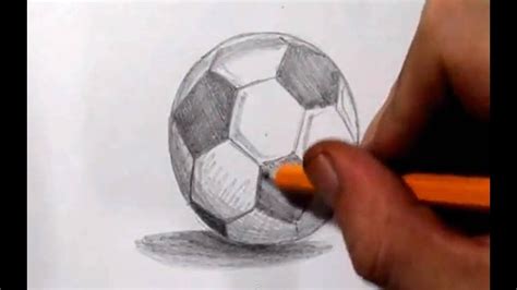 How To Draw a Soccer Ball Football - Real Time Sketch - YouTube