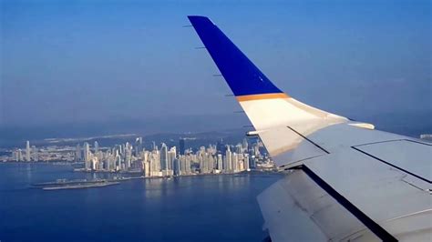 Airplane Landing In Panama City Panama Copa Airlines - YouTube