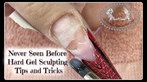 💅 Sculpted Hard Gel Nail Extensions FASTEST EASIEST Way to Sculpt Hard ...