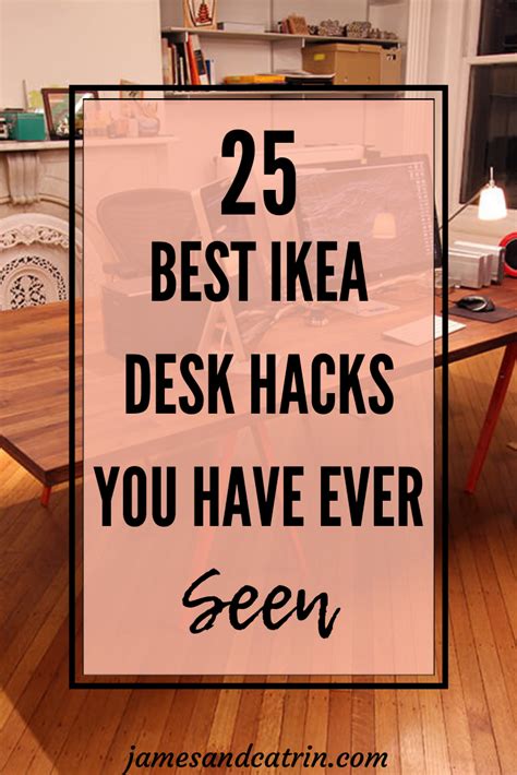 If you work from home then you need an inspiring work space. These Ikea desk hacks are the ...