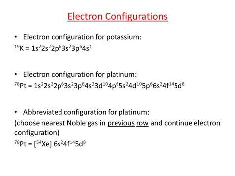 How To Find The Electron Configuration For Platinum (Pt)