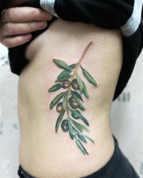 25 Splendid Olive Branch Tattoo Designs - TattooBloq | Olive branch tattoo, Olive tattoo, Branch ...