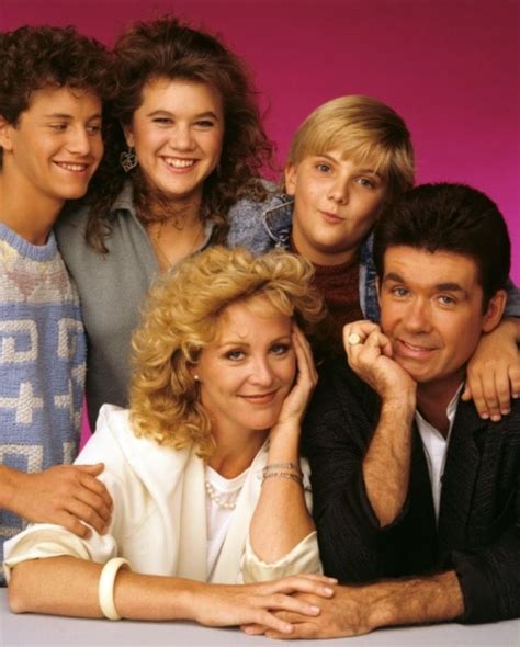 Growing Pains cast in 1987 | Alan thicke, Ashley johnson, Kirk cameron