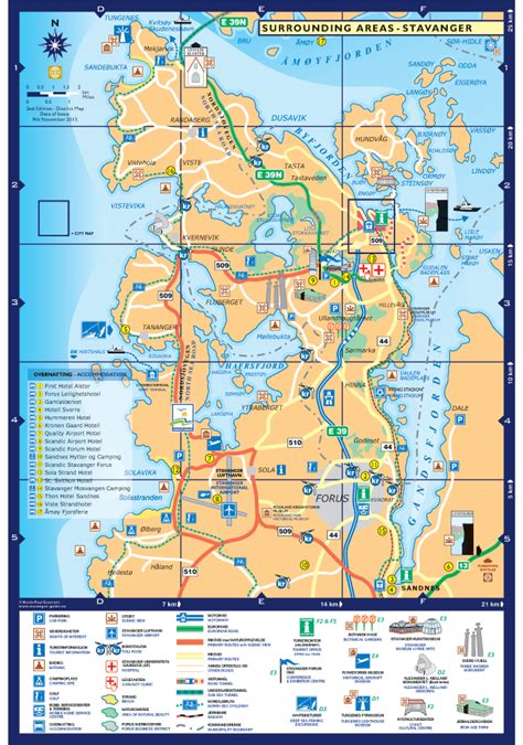 Stavanger | Stavanger City Map | Norway | PDF Maps