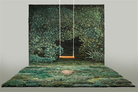 Topographical wool carpets by Argentinian artist Alexandra Kehayoglou ...