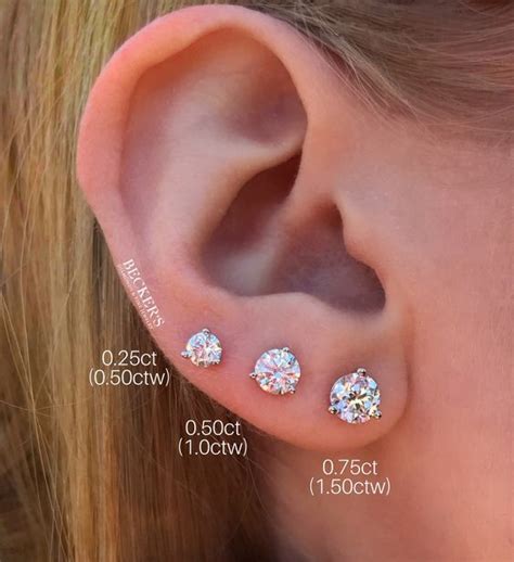 Princess Cut Diamond vs. Round Cut Diamond: A Buyer's Guide | Gold diamond earrings studs ...