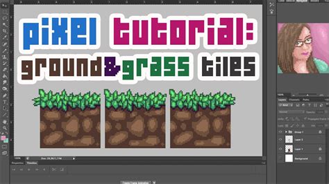 Tutorial: Pixel Grass and Ground Tiles - YouTube