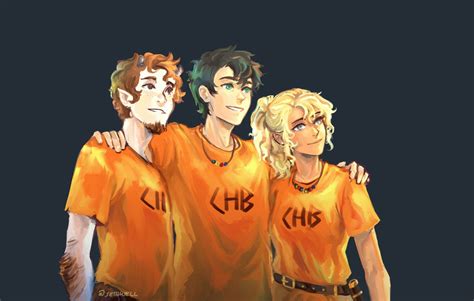 Grover, Percy and Annabeth | Percy jackson characters, Percy jackson ...