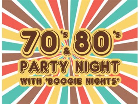 70s & 80s Party Night With Boogie Nights at The Ferry, Glasgow City Centre | What's On Glasgow