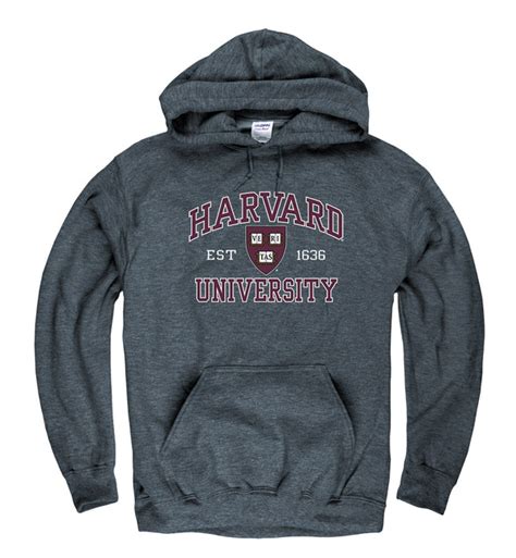 Harvard Crimson Men's Hoodie Sweatshirt-Charcoal – Shop College Wear