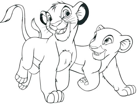 Baby Lion Coloring Pages at GetColorings.com | Free printable colorings pages to print and color