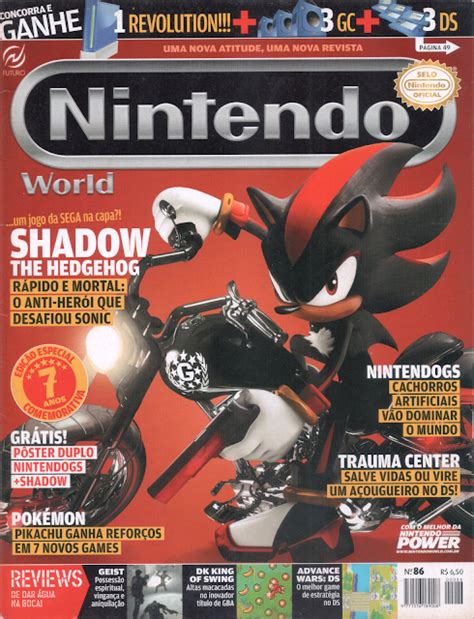 Shadow the Hedgehog (Game Cube, BR) Magazine Cover Scan | Retro poster, Shadow the hedgehog ...