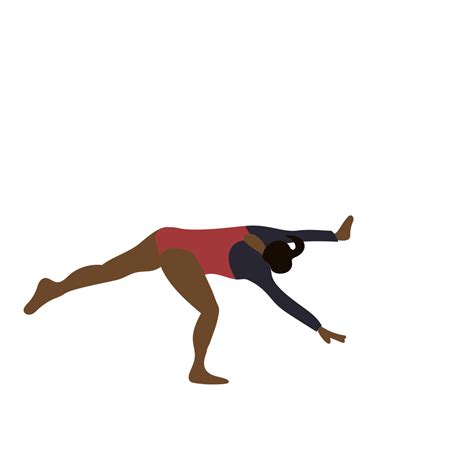 Simone Biles Animation GIF by Julie Winegard (With images) | Gymnastics ...