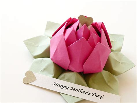 NEW ORIGAMI HEART FLOWER AND HEART - Origami