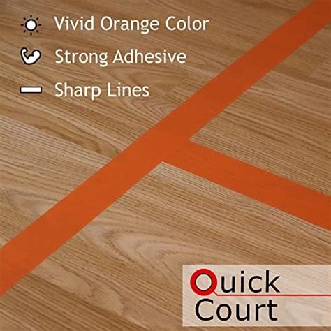 Quick Court Indoor Pickleball Court Marking Tape, The Complete Pickleball Court Marking Kit - 2 ...