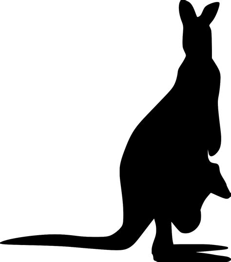 SVG > kangaroo symbol flag logo - Free SVG Image & Icon. | SVG Silh