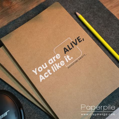 You are Alive - Notebook – Claymango.com