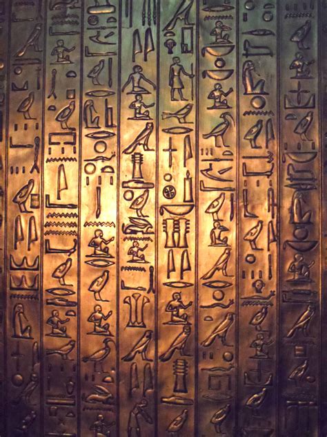 Hieroglyphs Ancient Egypt Black Vertical Vector Image - vrogue.co