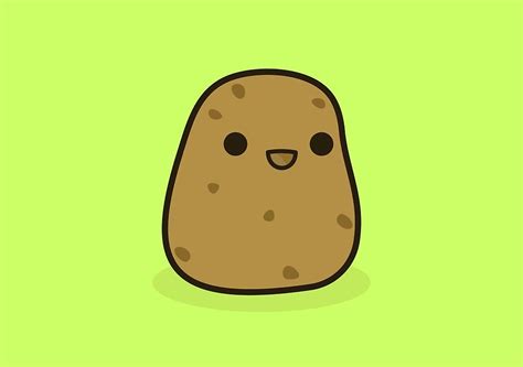 How To Draw A Kawaii Potato at How To Draw