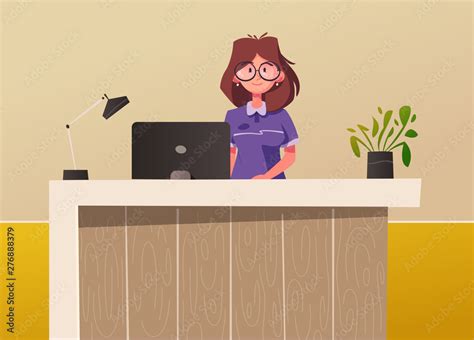 Hotel Front Desk Clerk Printable Cartoons - Free Printable Download