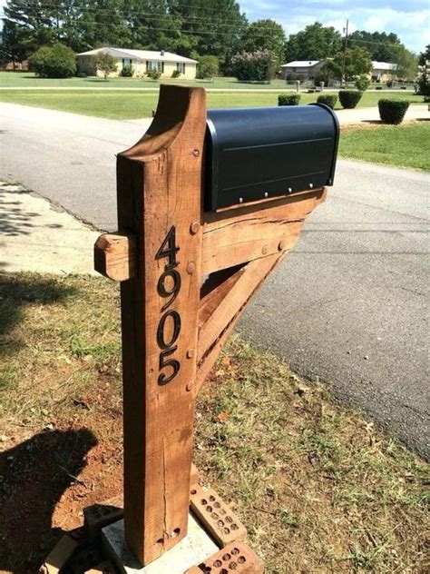 DIY mailbox post designs and ideas - THE HOMESTUD