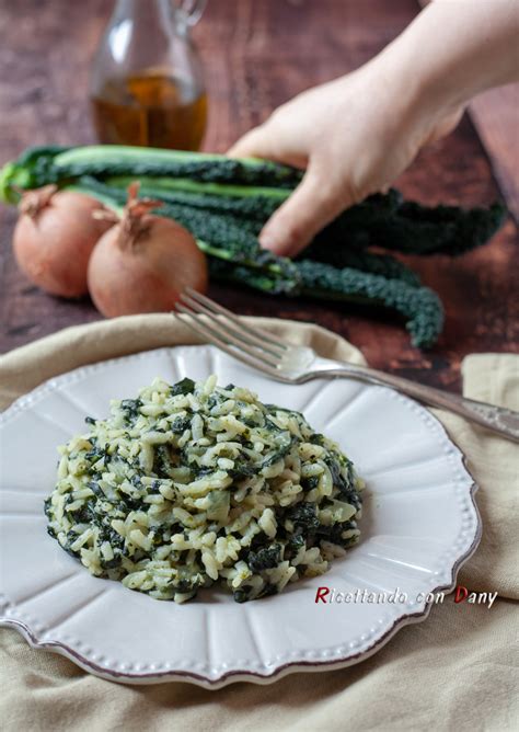 Risotto semplice al cavolo nero, ricetta vegetariana